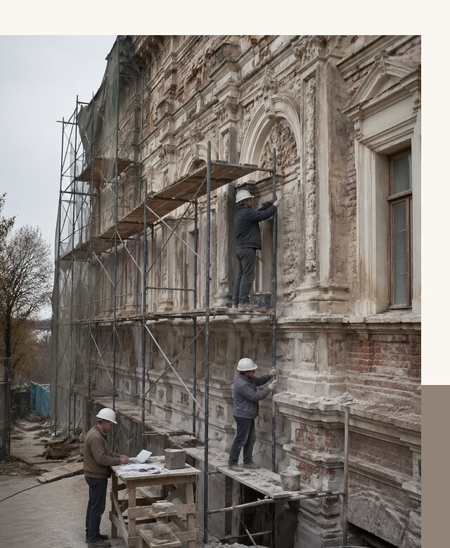 Реставрация объектов культурного наследия под ключ в Железногорске